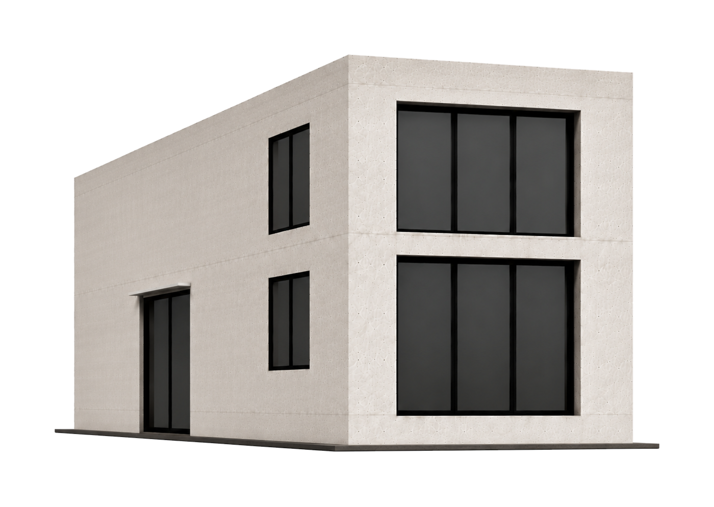 The Ando Collection — board-formed concrete townhouse